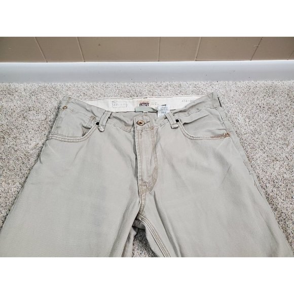 Levis Tab Twills Slim Straights Jeans Size 34x32 331-6059 - Picture 3 of 13